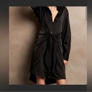 Banana Republic Factory Satin Shirtdress